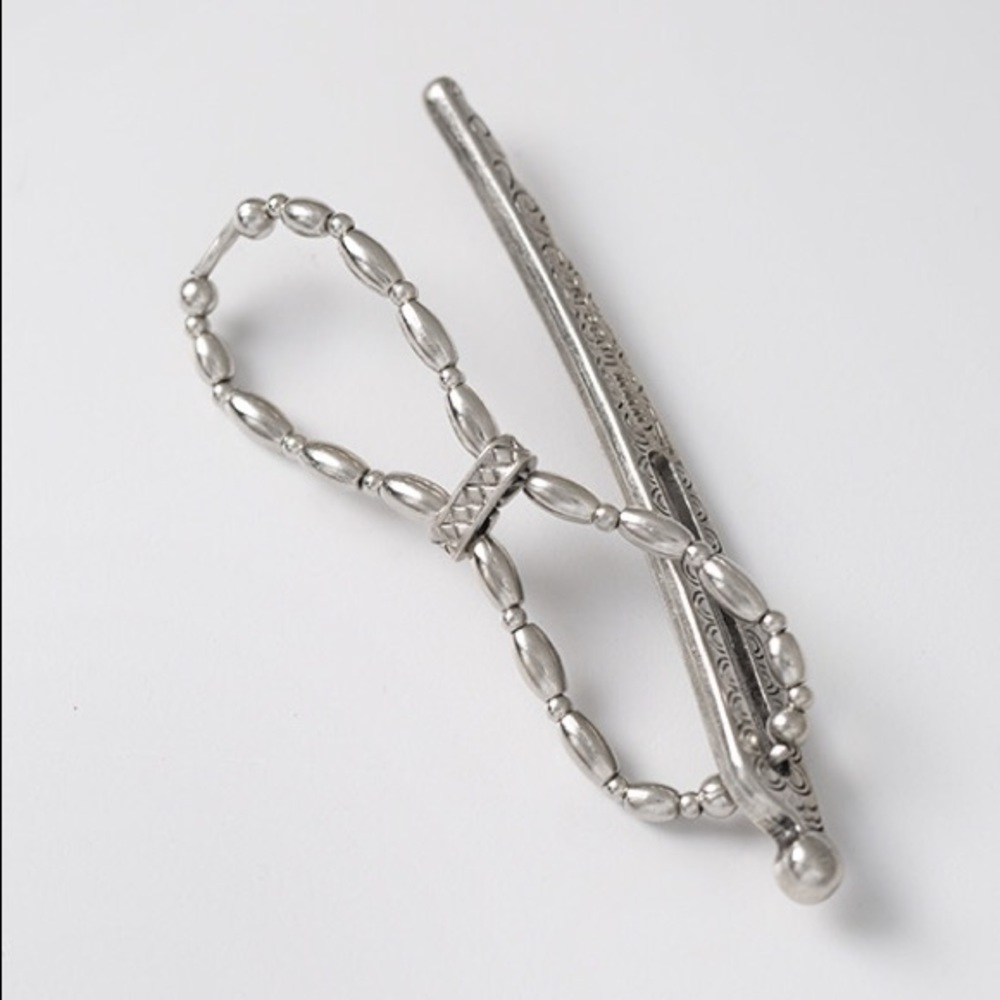 Lilla Rose Silver Band Flexi Hair Clip Sz SM